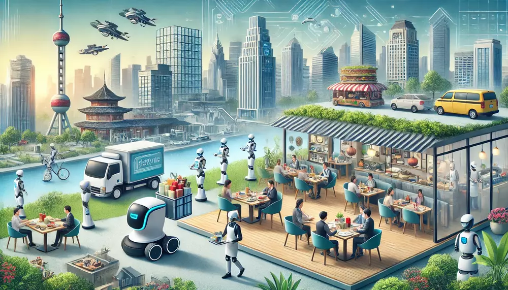 the_dynamic_commercial_service_robot_industry_in_China